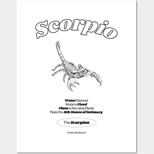 Scorpio Zodiac Design Posters and Art